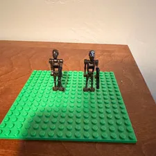 LEGO Star Wars Battle Droid Minifigures Lot (2) w/ Blasters, Armed