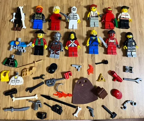 LEGO Minifigure Set of 13 Rare Parts Included