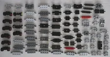 LEGO Axle Plates Blocks Lot for Wheels, over 80. 90's to 2010's. Many types.