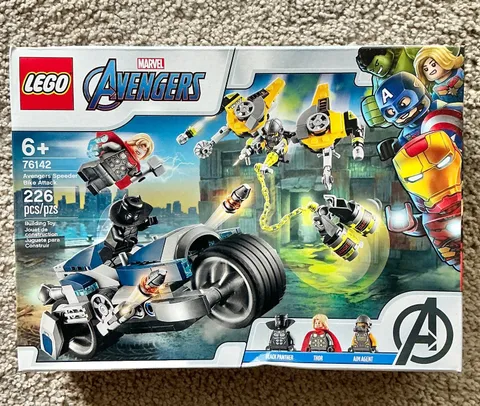 Lego 76142 Marvel Avengers Speeder Bike Attack Set 226 PCS 6+
