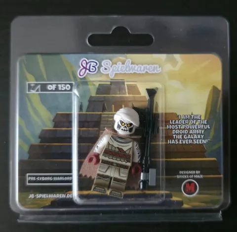 JB Toys Pre-Cyborg Warlord Custom Minifigure Limited 21/150 Original Box