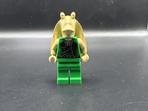 LEGO MINIFIGURE STAR WARS GUNGAN SOLDIER - GREEN OUTFIT SW0013 RARE
