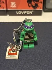 Lego Key Chain Minifigure Teenage Mutant Ninja Turtles Donatello