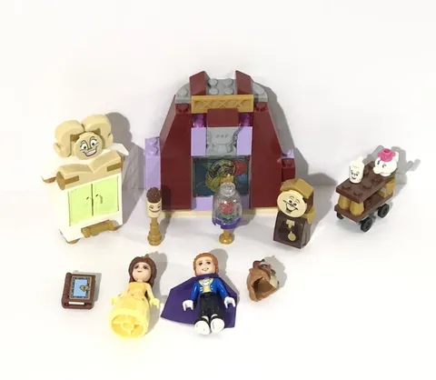 LEGO 43196 Disney Princess Minifigures Only Belle & Beast (dp126 dp127)