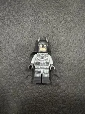LEGO Batman Minifigure Gray & Black Suit, Black Cowl/Mask, Plastic Figure