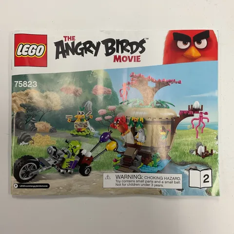 Lego  The Angry Birds Movie 75823 - Instruction Manual Only