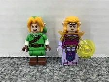 LEGO Princess Zelda & Link Minifigure Lot Zelda Ocarina Of Time Final Battle