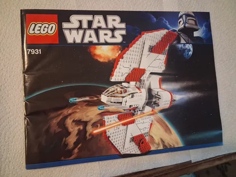 Lego Star Wars Instruction Manual Only 7931 T-6 Jedi Shuttle GUC No Bricks