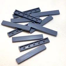 LEGO Parts - Sand Blue Tile 1 x 6 - No 6636 - QTY 11