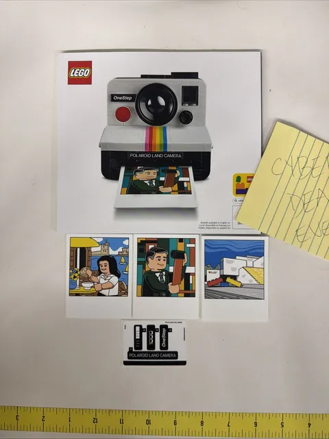 LEGO Ideas: Ploraroid OneStep SX-70 Camera (21345) BOOKLET ONLY Manual