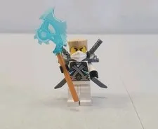 Lego Ninjago Zane Minifigure Rebooted Stone Armor With Techno Blade NJO0106