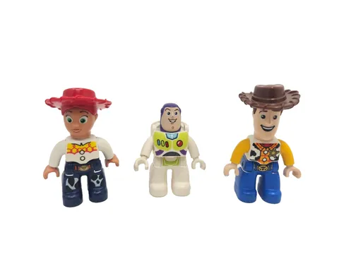LEGO Duplo Toy Story Figures Woody Buzz Lightyear Jessie Disney Pixar Lot of 3