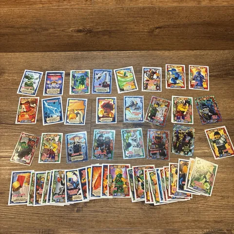 LEGO Ninjago Lot Of 50 Plus  Trading Cards In German