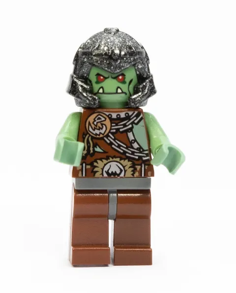 LEGO Castle Fantasy Era Troll Warrior 3 cas368 Minifigure Genuine Loose 2008