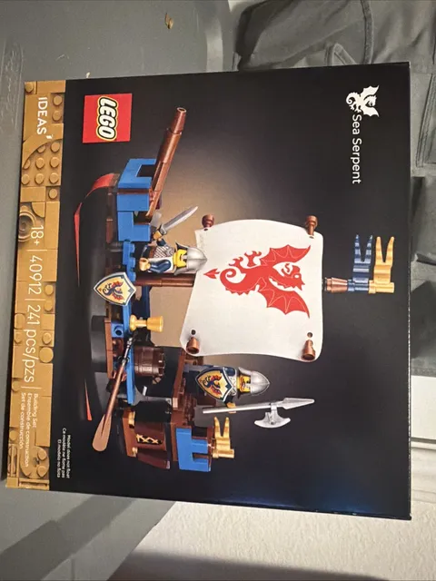 New! LEGO Castle 40912 Sea Serpent GWP Dragon Knight Boat