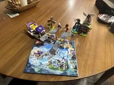 LEGO Elves: Aira's Pegasus Sleigh (41077) complete set with book no box 
