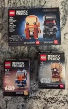 Lot of 3 LEGO Star Wars Brick Headz Sets - 40547, 40539, 40615 New Sealed