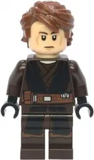 LEGO® Minifig sw1398 - Anakin Skywalker - Dark Brown and Black Robe