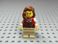 LEGO Minifigure Lady Anchor (Alternate Hair Color) Item No: idea067 Set: 21322-1