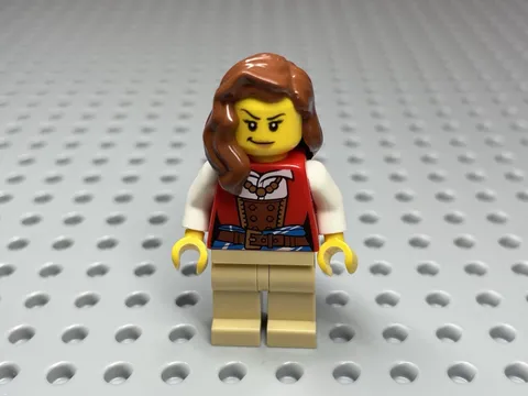 LEGO Minifigure Lady Anchor (Alternate Hair Color) Item No: idea067 Set: 21322-1
