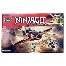 Lego Ninjago 70650 Instruction Manual Only Masters of Spinjitsu 2018 Plane
