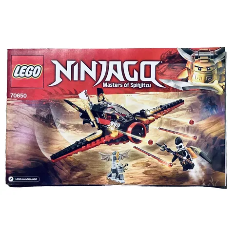 Lego Ninjago 70650 Instruction Manual Only Masters of Spinjitsu 2018 Plane