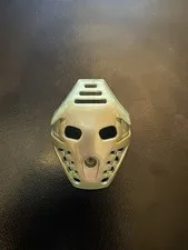 Pearl Light Gray Bionicle Mask Pakari