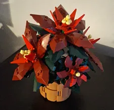 LEGO Icons Botanical Collection Poinsettia 10370 Plant & Flower Set 18+