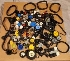 LEGO Bulk WHEELS Lot Bulk Tread Accessories 2 Pounds lbs