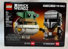 LEGO Star Wars BrickHeadz 75317 -The Mandalorian & the Child -NEW Sealed