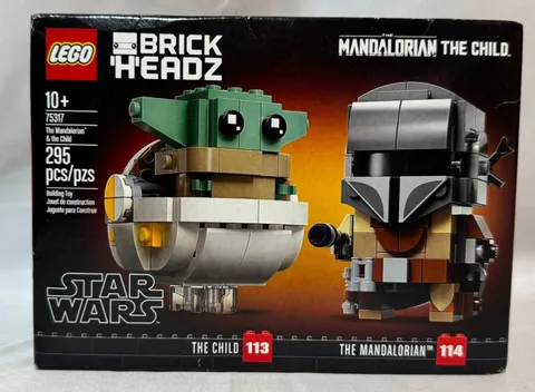 LEGO Star Wars BrickHeadz 75317 -The Mandalorian & the Child -NEW Sealed
