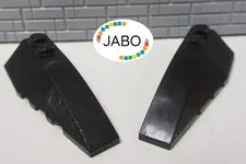 (P14/1/3) LEGO 41747 + 41748 Wedge Brick Wing 6x2 Black