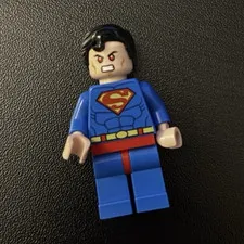 LEGO Superman Plastic Minifigure - Blue Suit with Red Cape