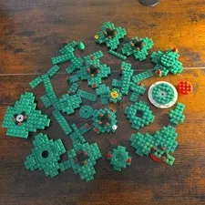 LEGO Christmas Tree 40573 Incomplete Partial Build Disassembled Sections Parts