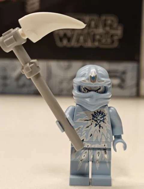 NEW Ninjago NRG Zane w Scythe Custom Lego Minifigure Rise of the Snakes 9590