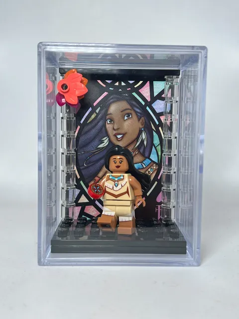 Collectible Force Pack Minifigure Display Case For Lego Disney Pocohantas