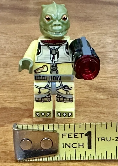 Star Wars Lego Bounty Hunter Bossk Minifig w/ Blaster 75167