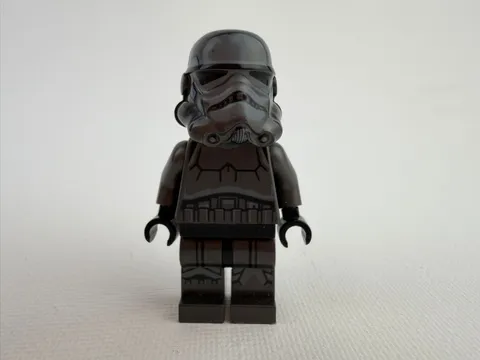 LEGO Star Wars Shadow Stormtrooper Minifigure Genuine Black Helmet Figure