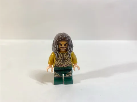 Lego  Aquaman Dark Brown Long Hair sh429 Super heros Justice League 76085 Sh0429
