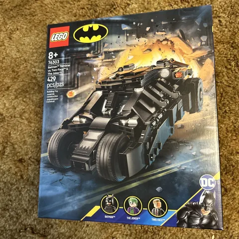 DC LEGO Batman Tumbler Vs. Two Face & The Joker 76303 BOX AND MANUEL ONLY Gift