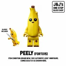 LEGO® Fortnite Peely Minifigure w/ Sword 77075 FORT015 BRAND NEW