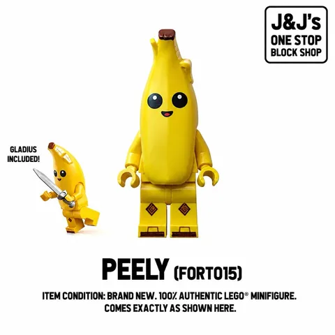 LEGO® Fortnite Peely Minifigure w/ Sword 77075 FORT015 BRAND NEW