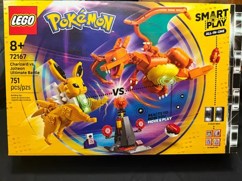 LEGO Pokémon Charizard vs Jolteon Ultimate Battle Set 72167, 751 pcs, Smart Play