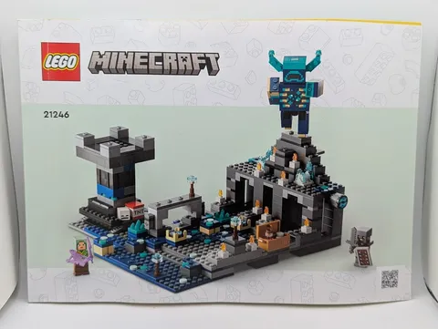 Lego Minecraft 21246 The Deep Dark Battle Instruction Manual - 2023