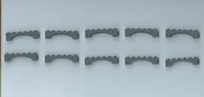 LEGO x 10 Dark Bluish Gray Arch 1 x 6 Raised Arch 92950