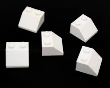 5 LEGO White 2x2 Slope 45° angle sloped brick roof angled incline 3039 303901