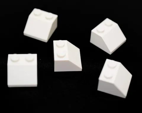 5 LEGO White 2x2 Slope 45° angle sloped brick roof angled incline 3039 303901