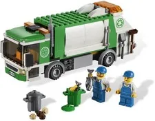 LEGO City 4432 Garbage Truck complete with minifigs.