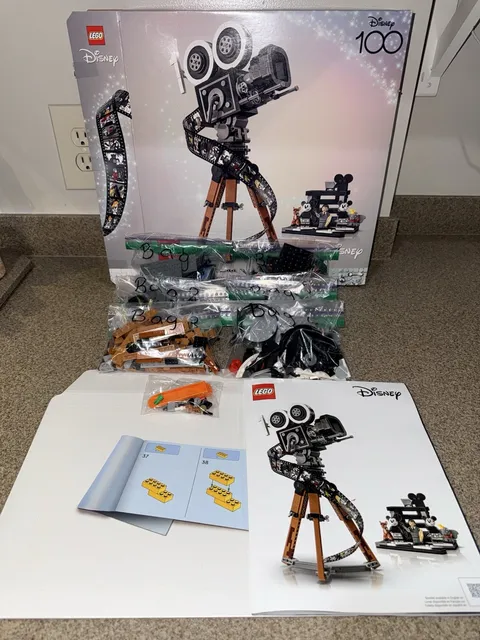 Disney Tribute Camera Lego Set 43230 |Disassembled In Numbered Bags|Complete Set