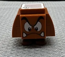 Authentic LEGO Goomba Minifigure Figure - Super Mario Bros Collectible